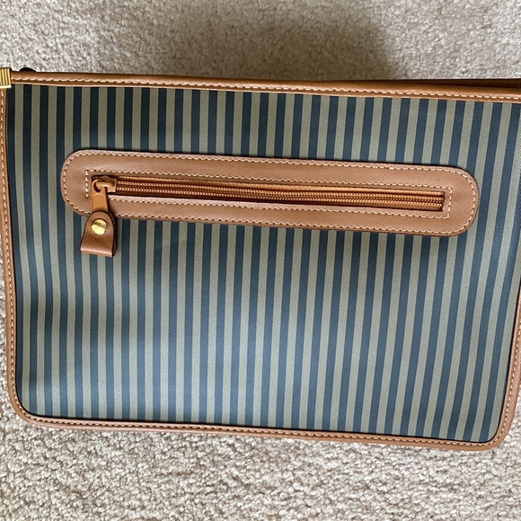 Allan Edward striped handbag - Picture 3 of 4
